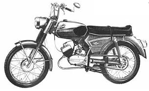 Zndapp-Schaltplan Typ 517-39L0 GTS50 Hollndisch